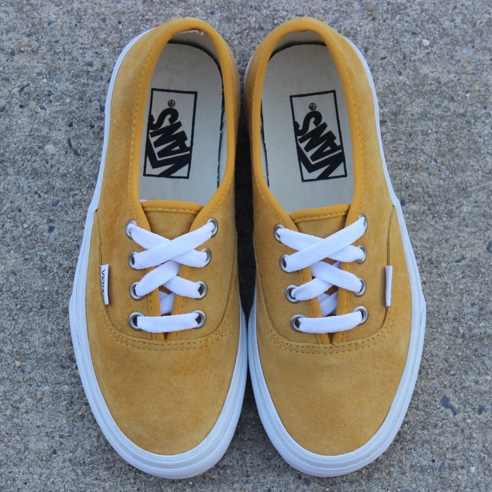 Ladies Vans Doheny Mustard Sneaker Sz 5W